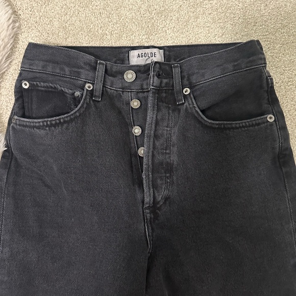 Agolde 90's Mid Rise Loose in Smokestack - Picture 4 of 9